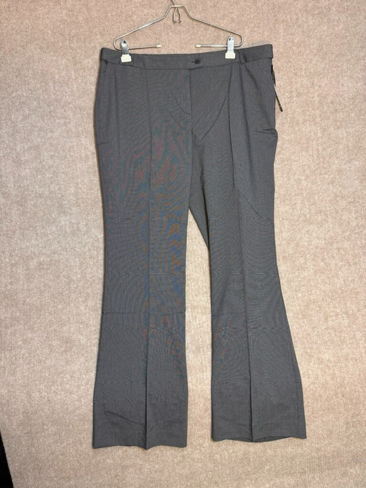 NWT Icona 18W Women's Bootleg Pant, Style NF13 Charcoal Extra Tall