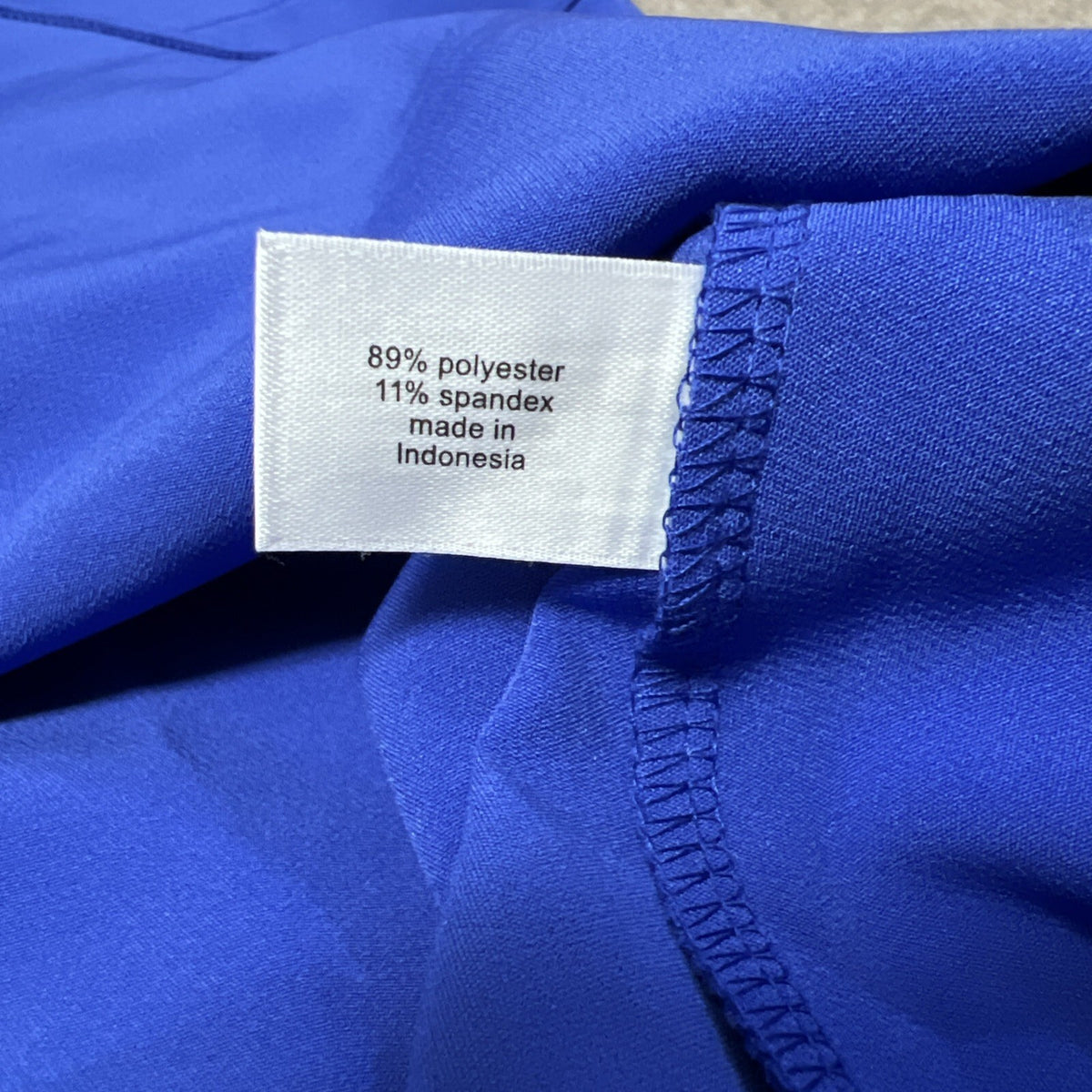 NWT Lane Bryant Womens 22 Top Blue Short Sleeve Peplum Career Modest Comfort