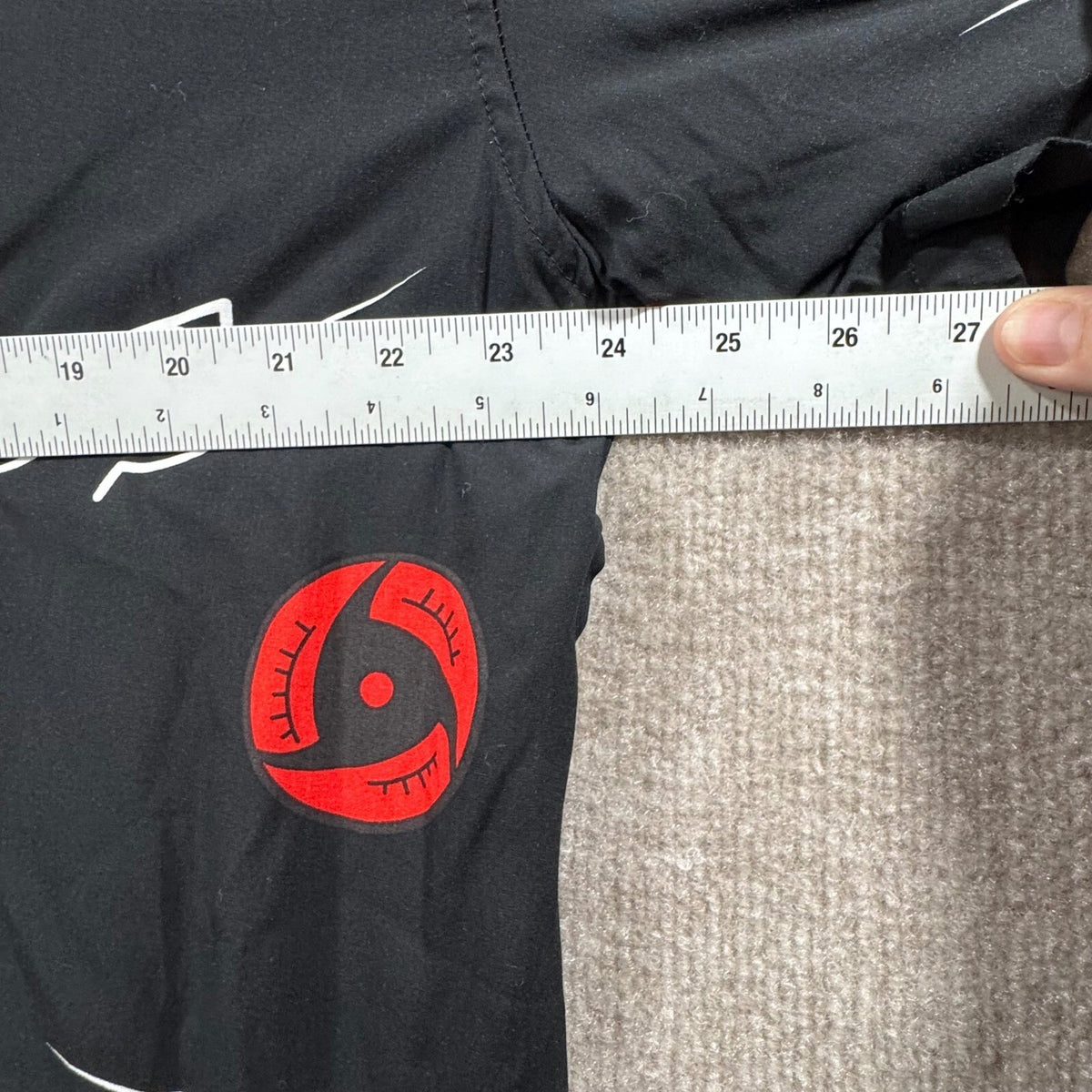 Naruto Shippuden Collection Rayon Button Up Shirt XL Akatsuki Clouds Sharingan