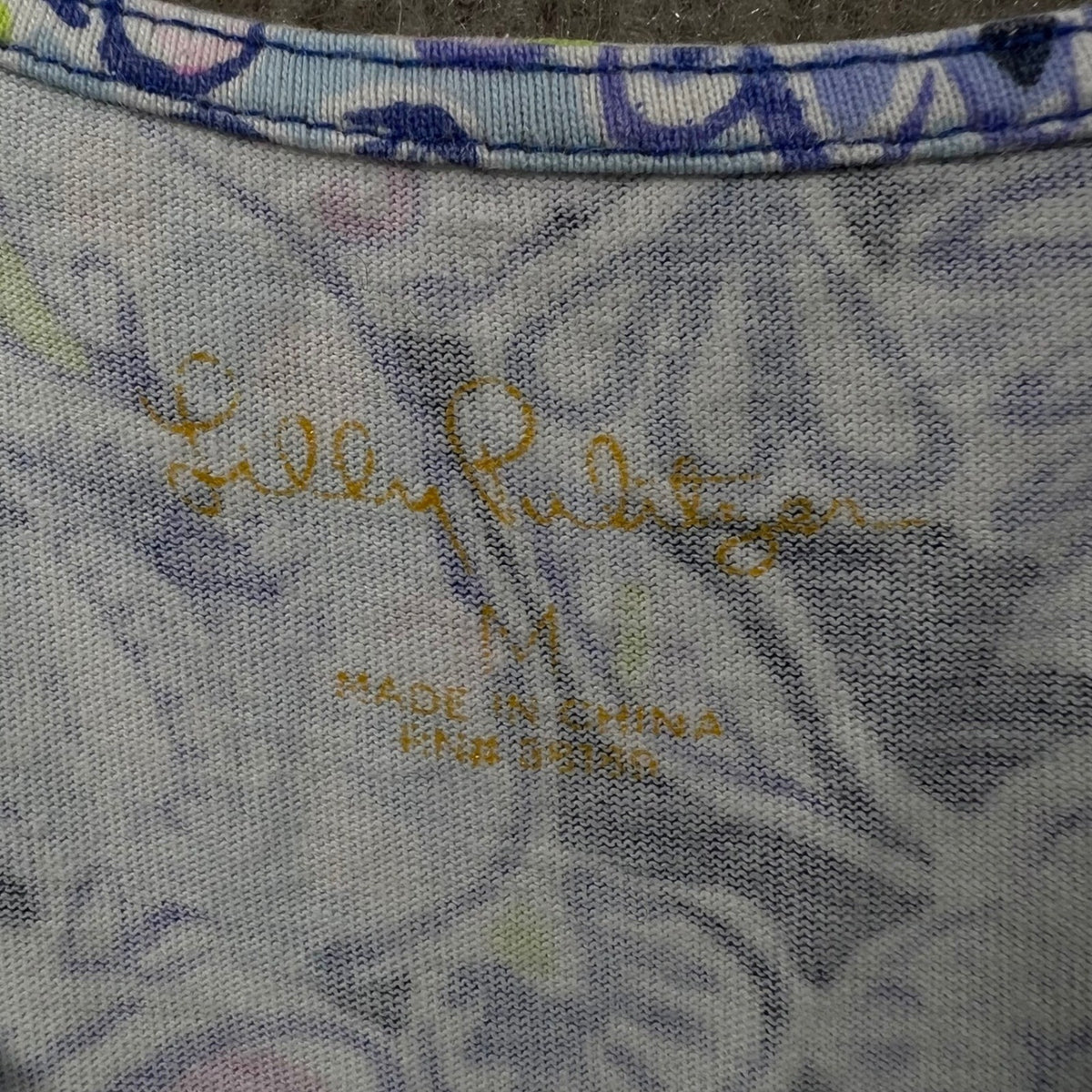 Lilly Pulitzer 100% Cotton Shift Dress Namastay In The Jungle Bay M
