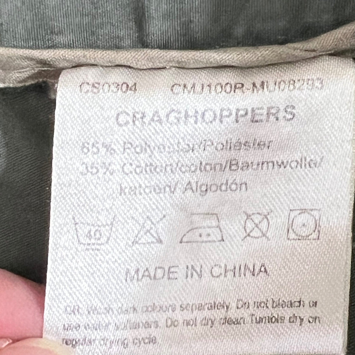 Craghoppers Cargo Pants Mens 32 Green Hiking Outdoor Gorpcore