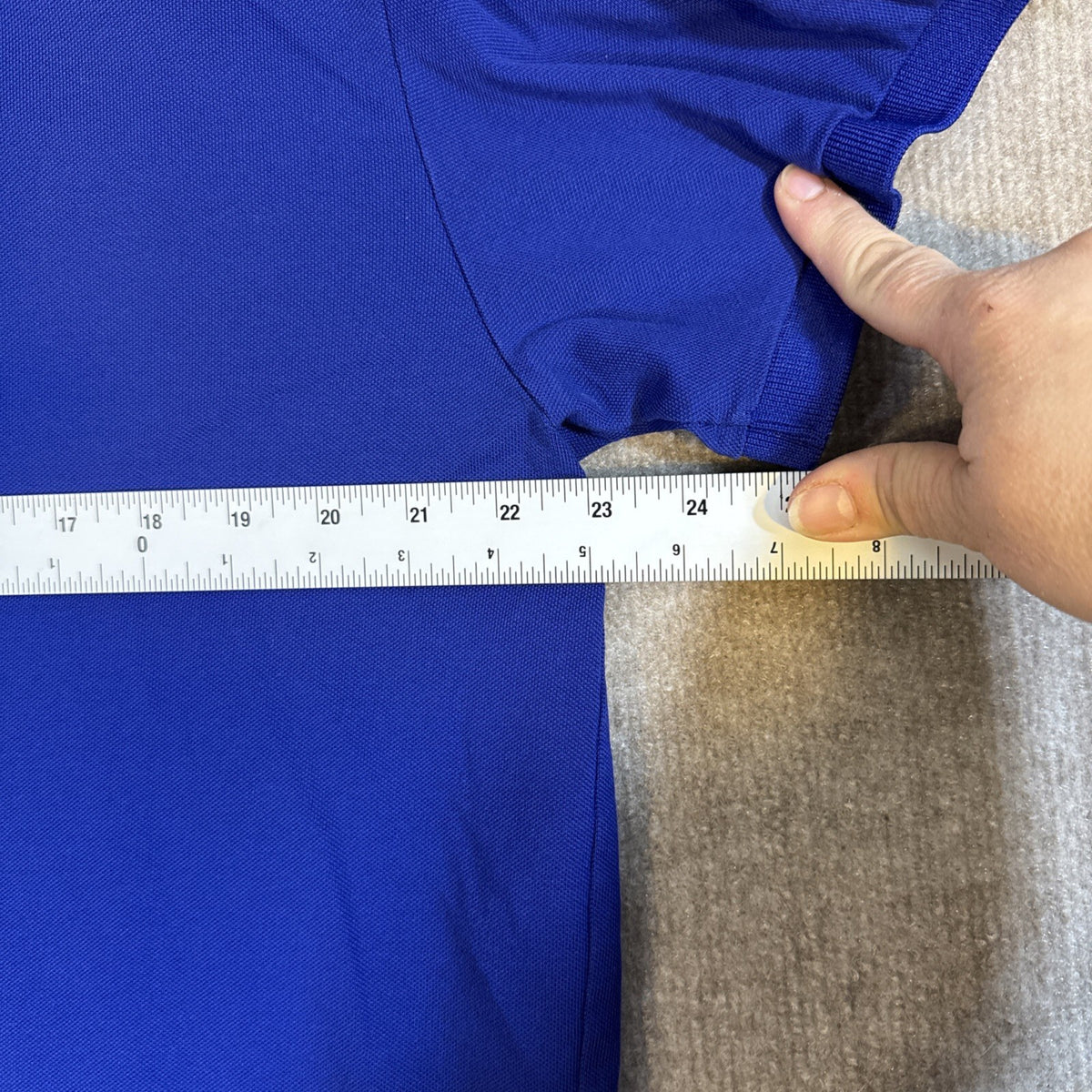 Calvin Klein Move 365 Polo Quick Dry Tech Pocket XL Preppy Royal Blue
