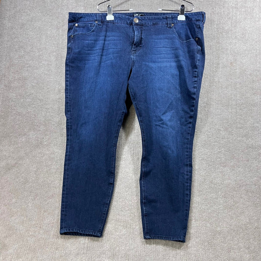 Celebrity Pink Skinny Jeans Womens Size 24 Dark Wash Body Sculpt Denim Casual