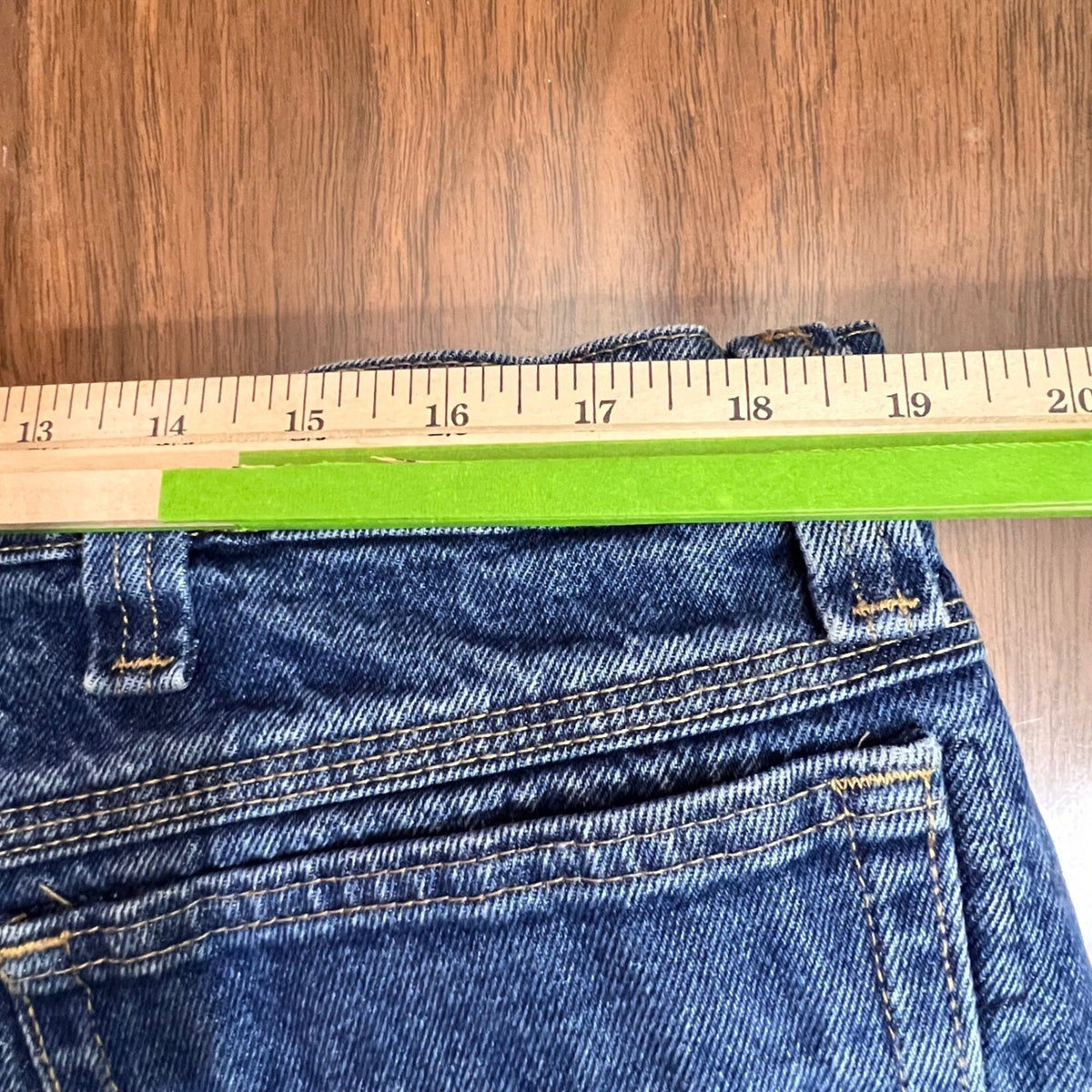 Wrangler Riggs Workwear Mens 38x32 Blue Jeans Insulated Lined Heavy Duty Work