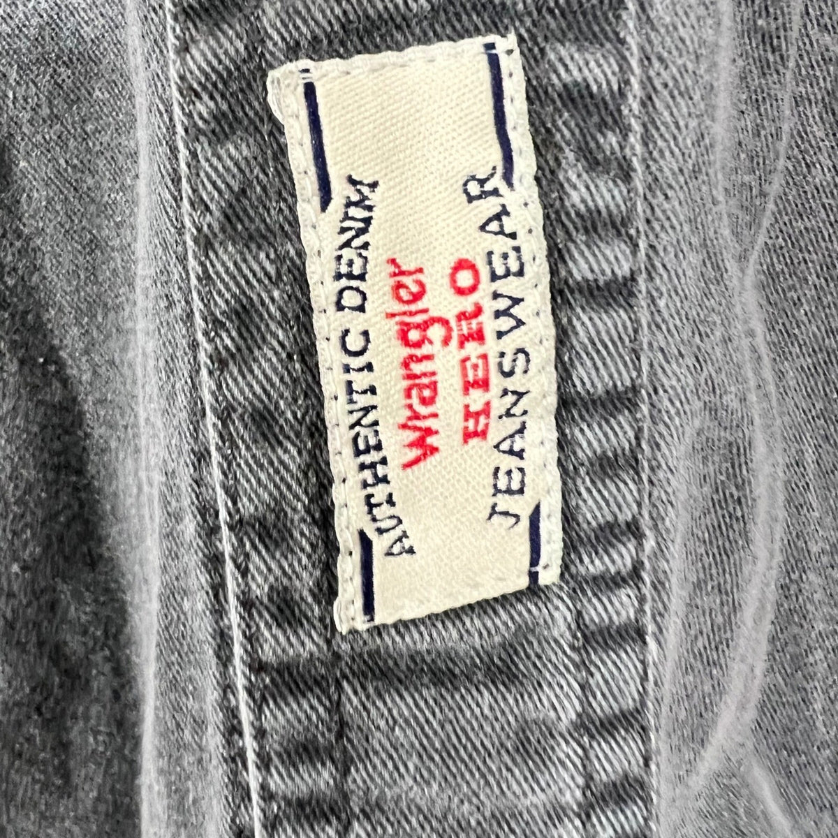 Wrangler Hero Authentic Denim Shirt XL Gray Western Y2K Workwear