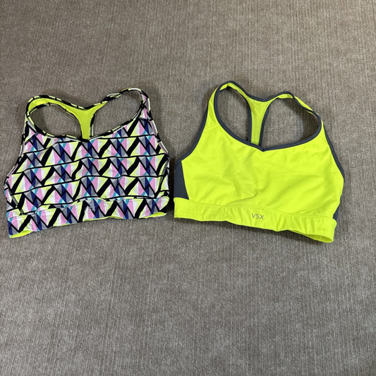 2 Victoria's Secret VSX The Player Racerback Sport Bra s/P Athletic Athleisure