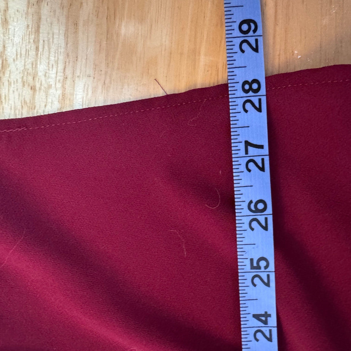 Halara Button Down Shirt Women XL Burgundy Long Sleeve Pocketed Career Chic