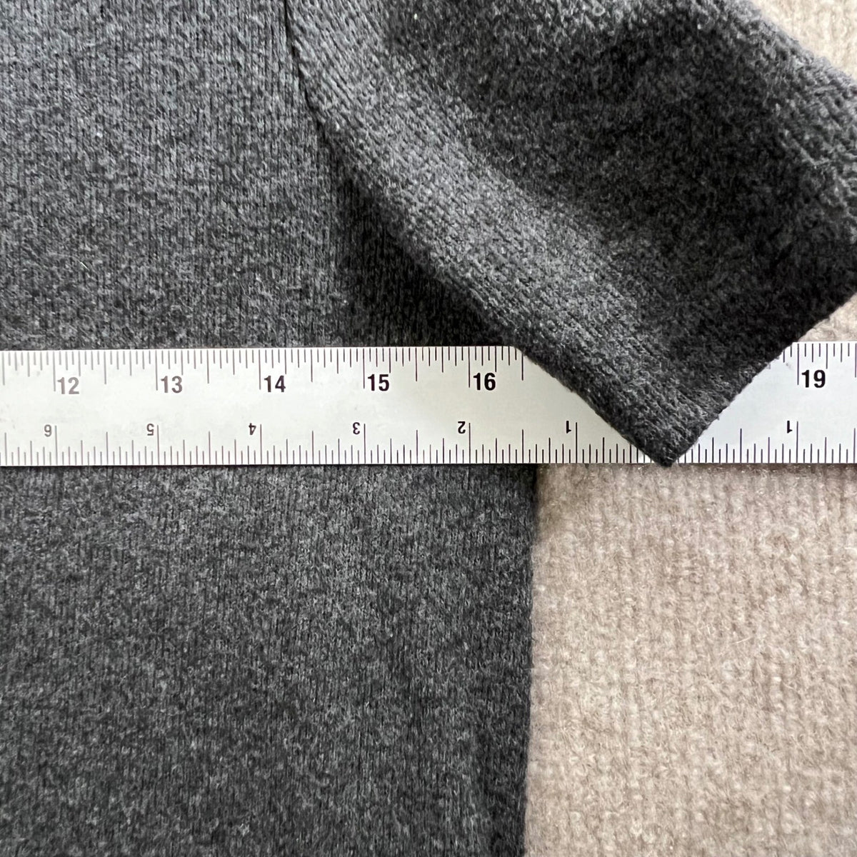Zara Basic Gray Mock Neck Short Sleeve Sz 4 Mini Dress Casual Everyday