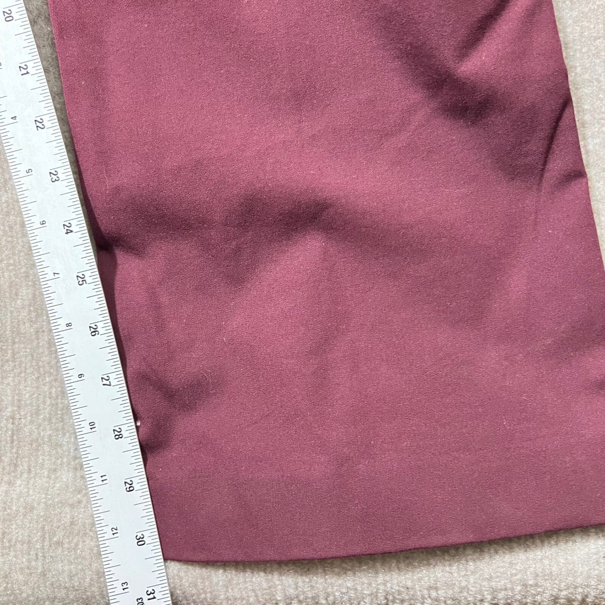 Old Navy High Rise Pixie Flare Pants Burgundy Women's Size 18 NWT