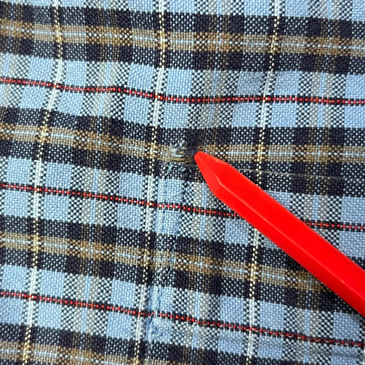 Alexander Julian Colours Plaid Button Down Shirt Men XL Blue Long Sleeve Cotton