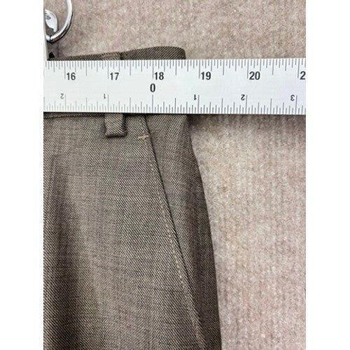 Chaps Men's 44L 38x32 Sleeve Two Button Closure 100% Wool Gray 2 pc Suit