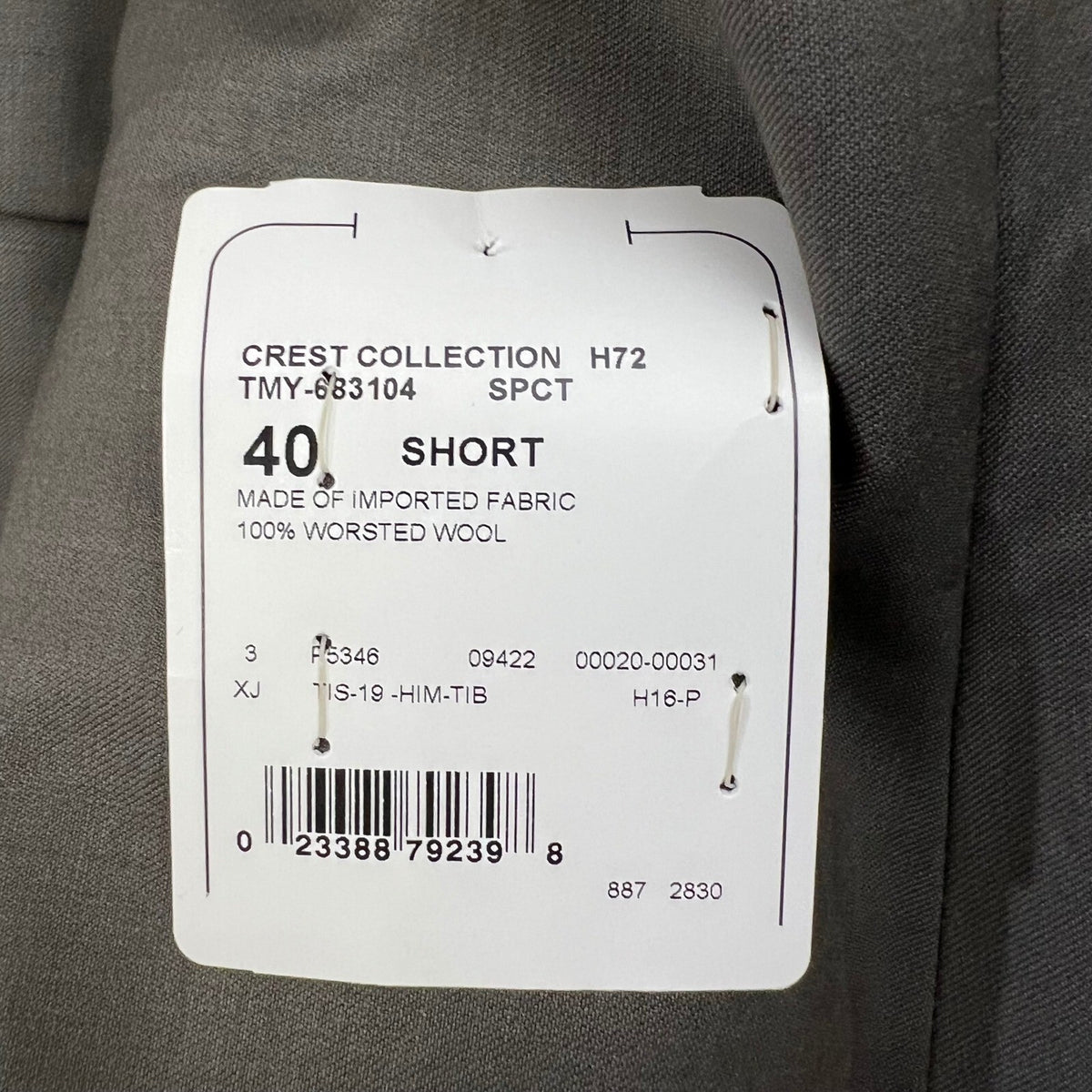 NWT Tommy Hilfiger Ithaca Crest Collection 40 Short Wool Blazer Olive Green