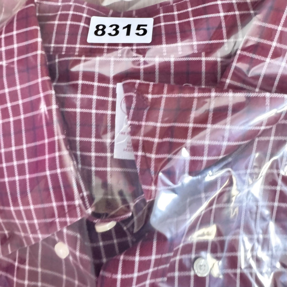 Brooks Brothers Button Down Shirt Mens XXL Maroon Plaid Madison Non Iron Preppy
