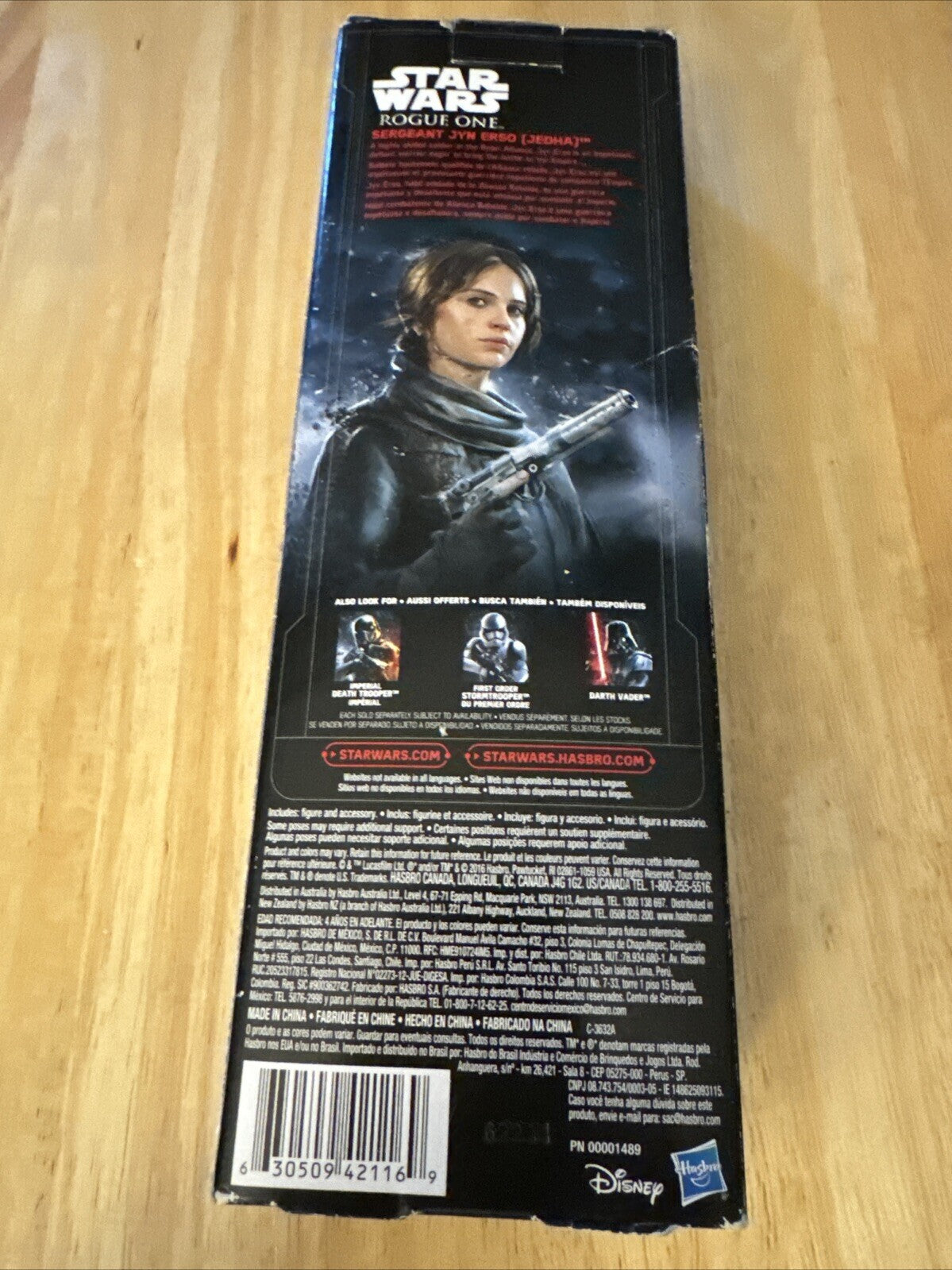 12 Inch Hero Series Star Wars Jyn Erso Jedha Rogue One Hero  2016 *Box Damage