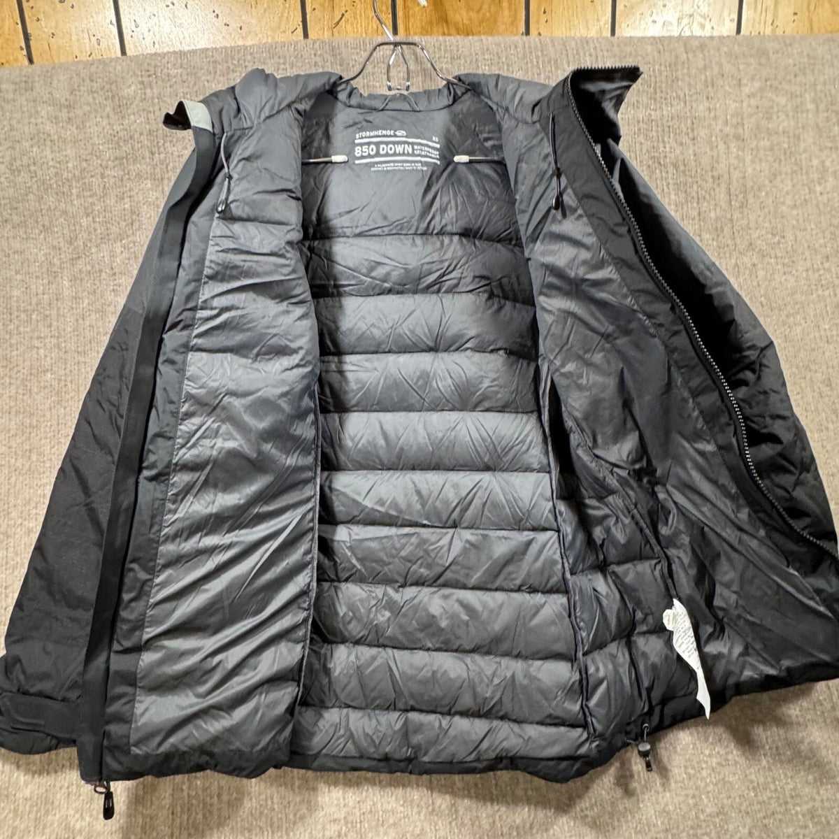 REI Stormhenge 850 Down Waterproof Breathable Jacket Women's XS Black