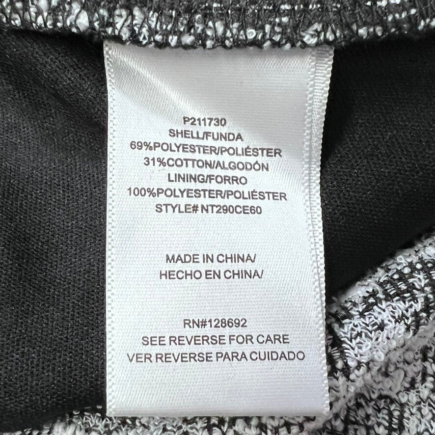 Madden NYC Blazer XXL Black White Tweed Knit Cropped Jacket Career