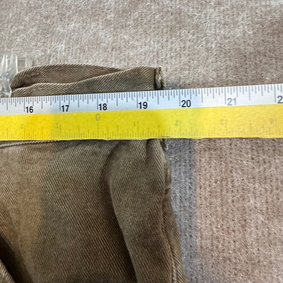 LL Bean Double L Classic Fit Flannel Lined Chino Pants Mens 38x30 Brown Gorpcore