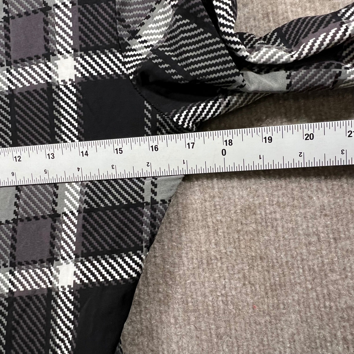 Leota Plaid Midi Dress 3/4 Sleeve V Neck A Line Made in New York Size L