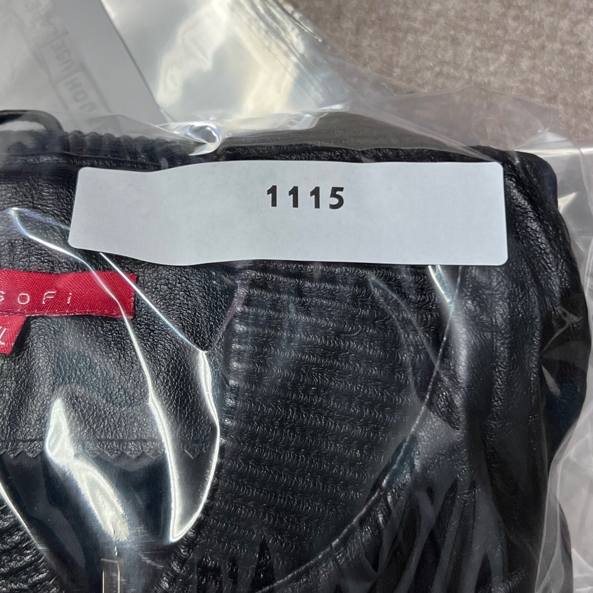 Filosofi 3XL Black Leather Jacket Full Zip Textured Bomber Plus Size