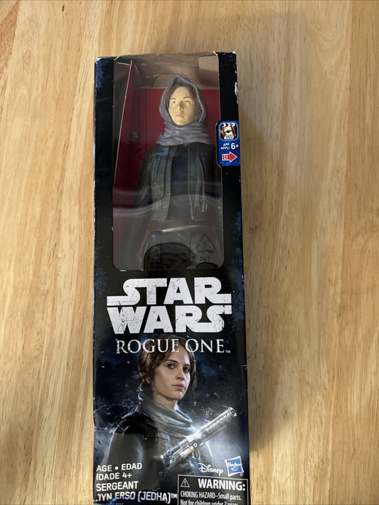 12 Inch Hero Series Star Wars Jyn Erso Jedha Rogue One Hero  2016 *Box Damage