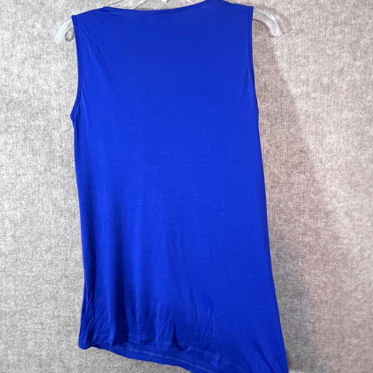 Ted Baker Sleeveless Drape Neck Top Womens 3 Blue Lyocell Flowy Minimalist