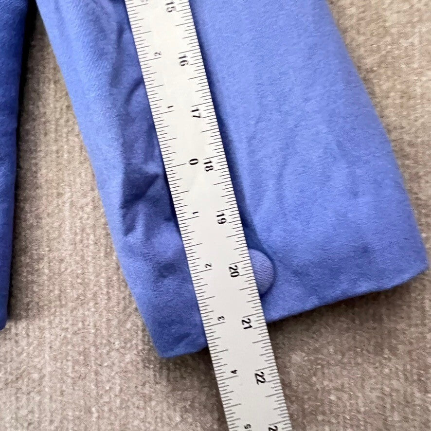 Vintage Pendleton 18W Virgin Wool Periwinkle Blue Button Front Blazer Jacket