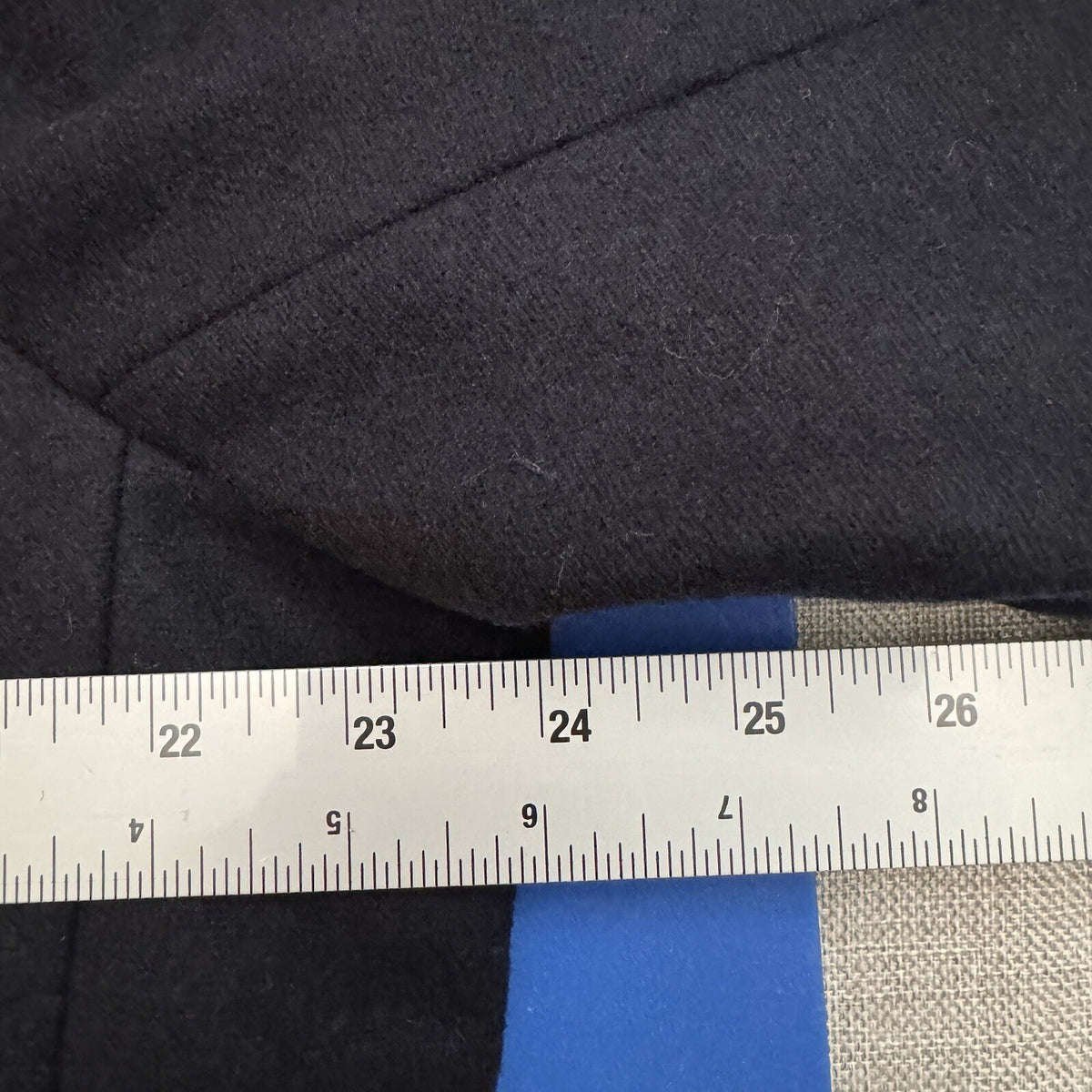 7 Collection Suit Jacket Men 46L Dark Navy Wool Ukraine Made Formal Classic