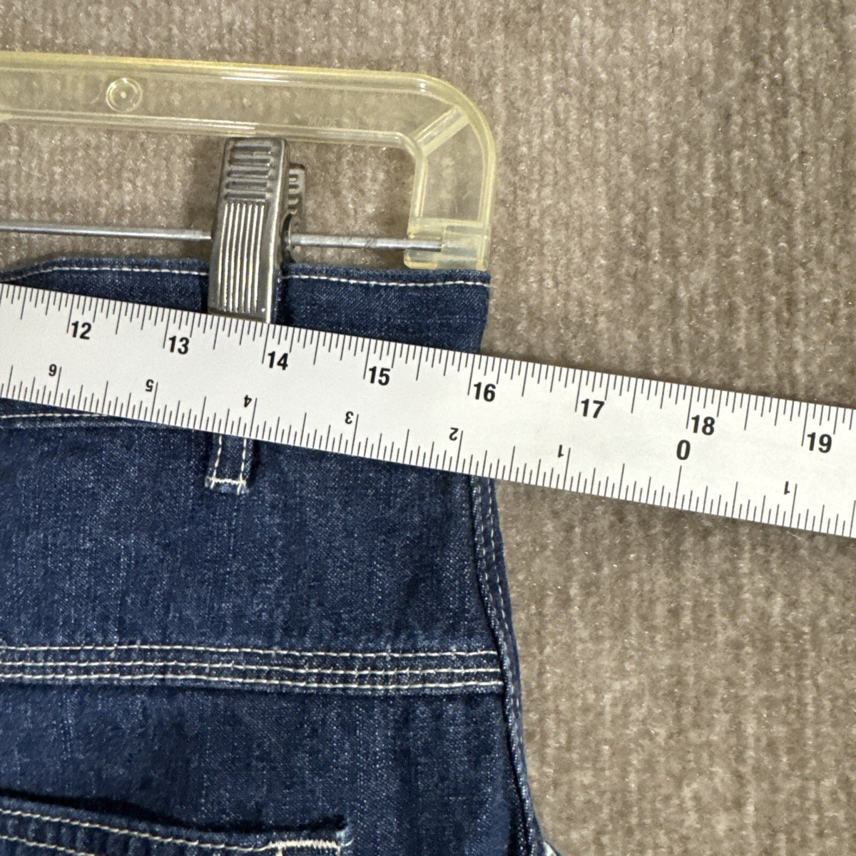 NWT Emergency Exit Carpenter Pocket Jeans Denim Workwear 32 W 28L