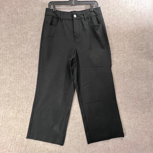 Universal Standard Wide Leg Cropped Pants Women's Size 10 Career Casual Stretch