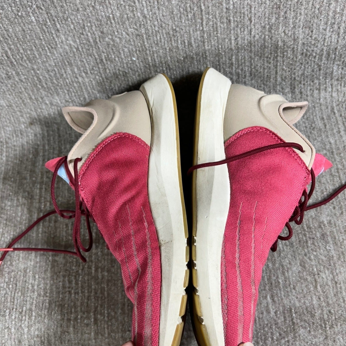 SAYSH ONE Monomix Pink Striped Running Athletic Shoes Sneakers Size US 9 EU 39