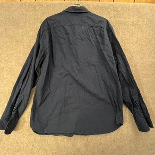 J Crew Mens XXL Button Down Long Sleeve Everyday Casual Shirt Blue