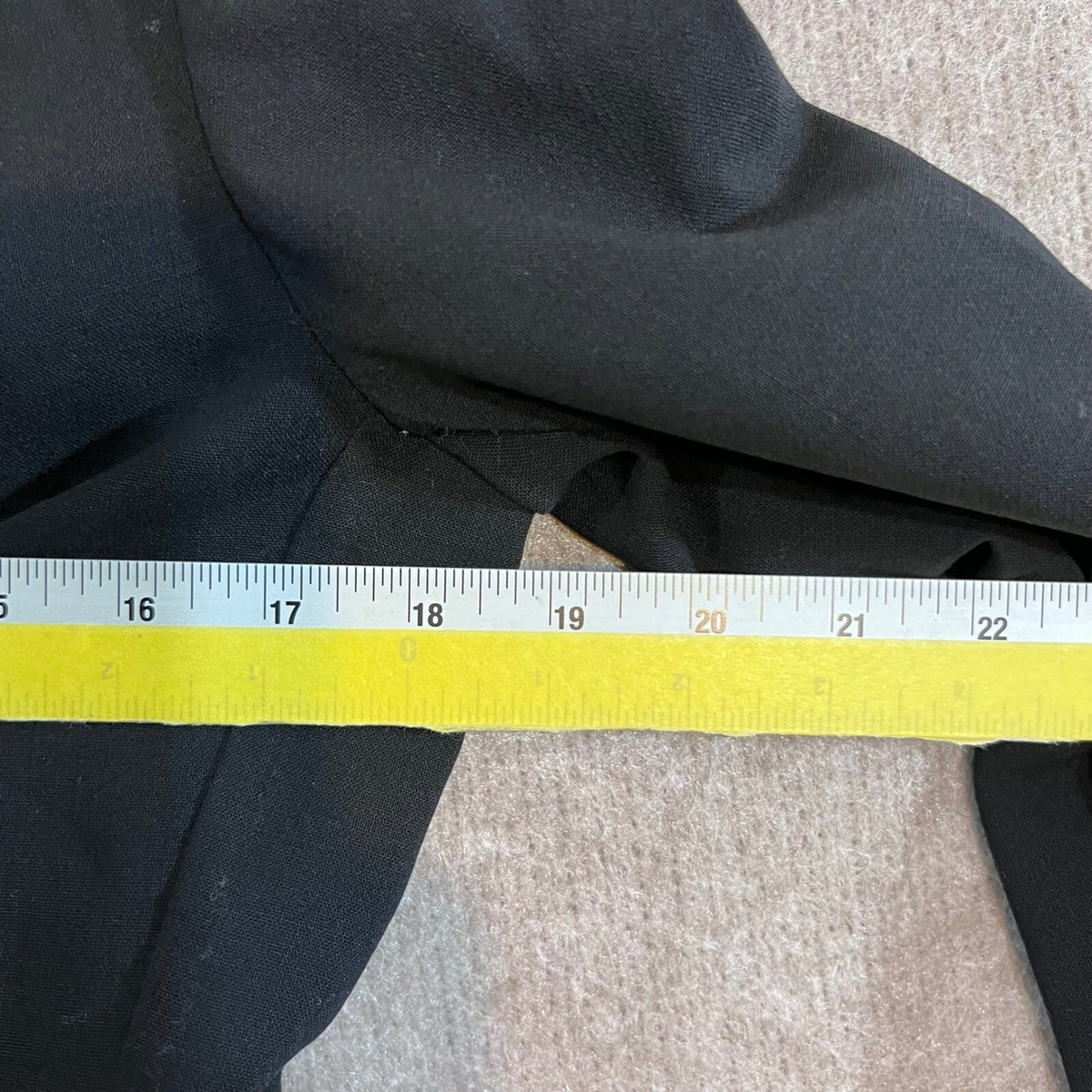 Max Mara Jacket Womens 8 Black Virgin Wool Hand Sewn Asymmetric Office Chic