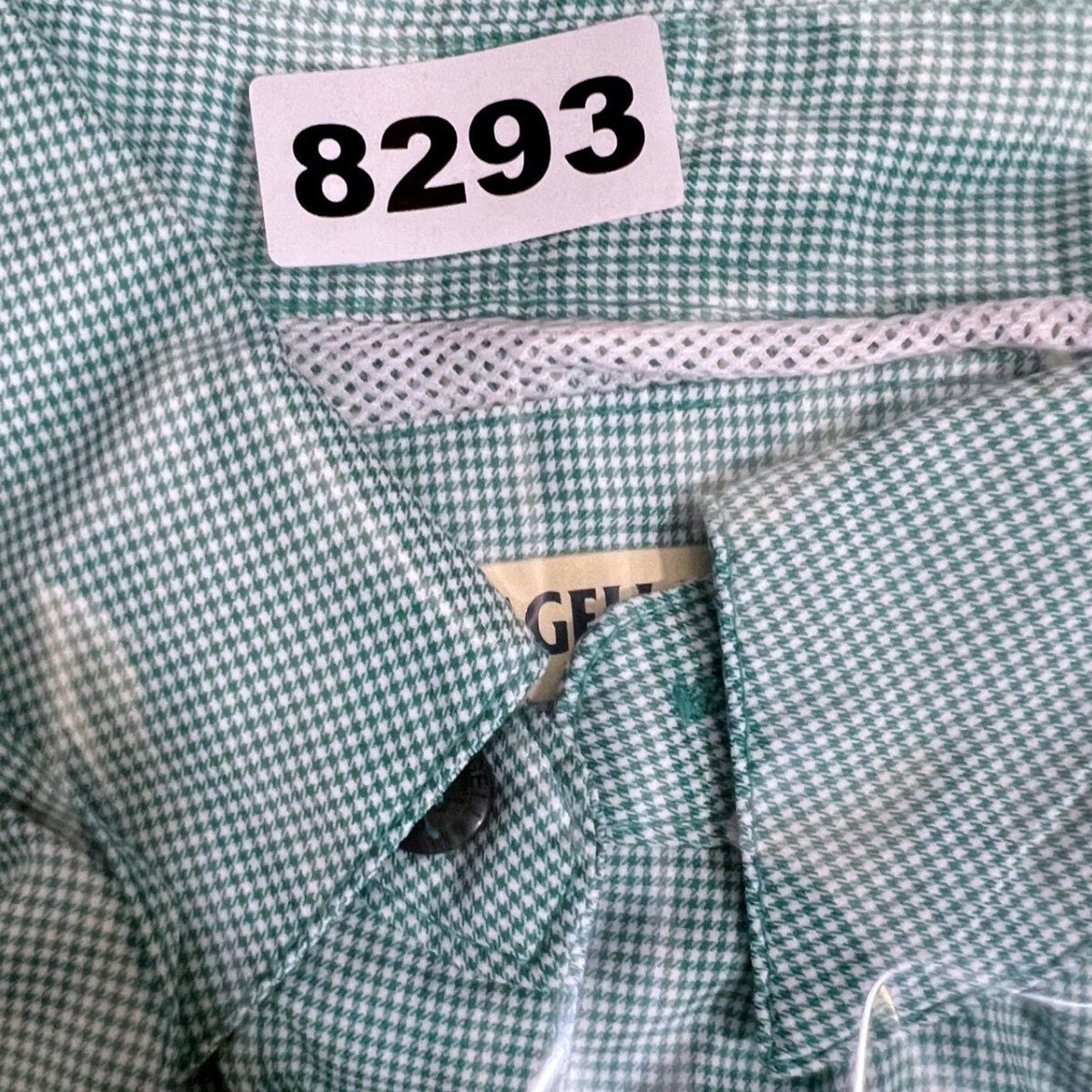 Magellan Fishing Shirt Mens Large Gingham Short Sleeve Relaxed Fit Gorpcore