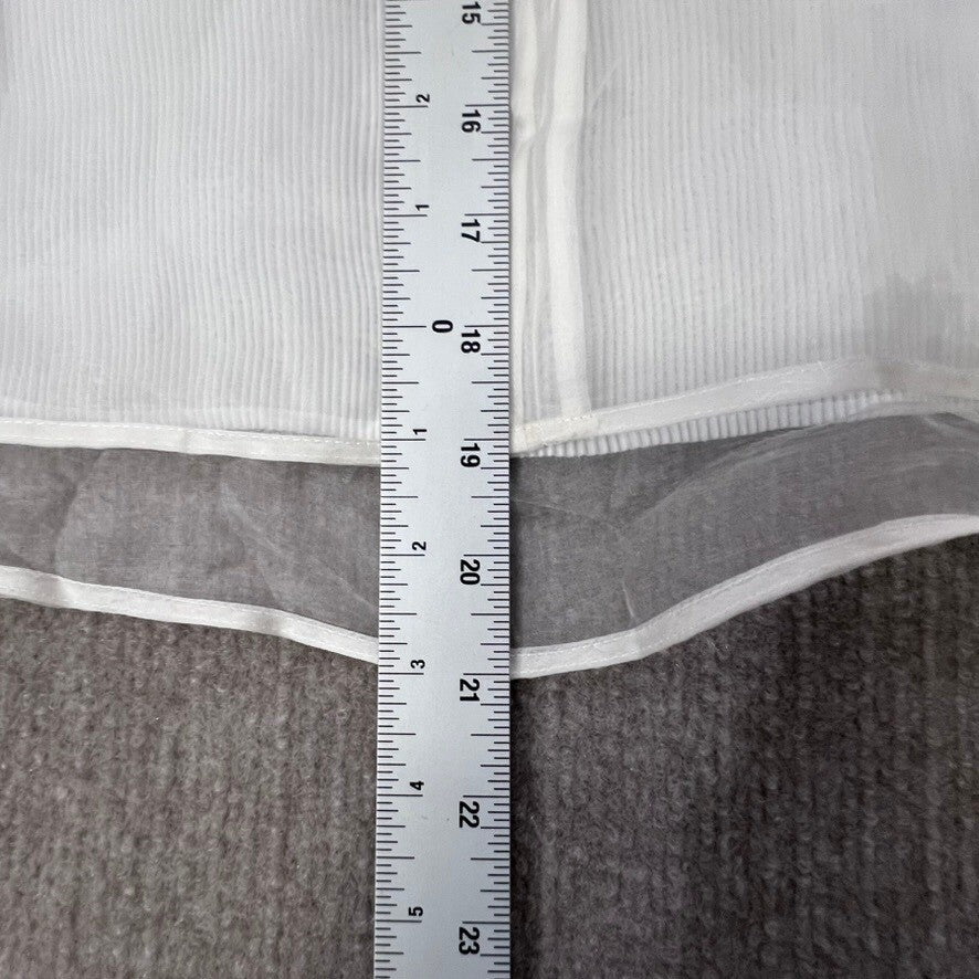 Sandro Paris White Small (Fr 36) Sleeveless Pleated Layered Sheer Tank Top