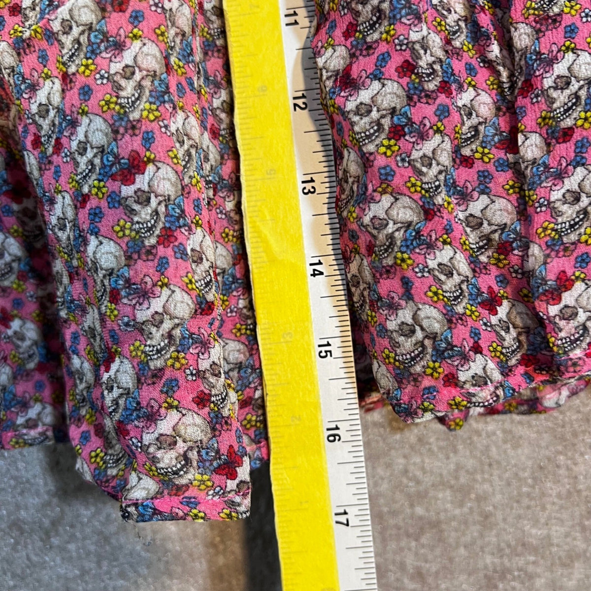 Zadig & Voltaire Javala Skirt Womens FR40 US 8 Pink Skull Floral Mousseline Mini