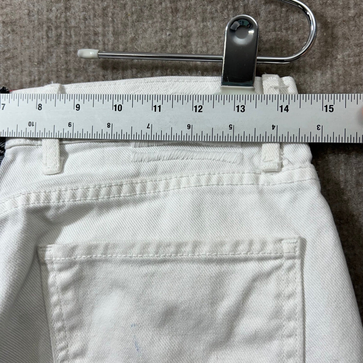 Revice Denim Two Tone Split Jeans White Black Wash Size 29