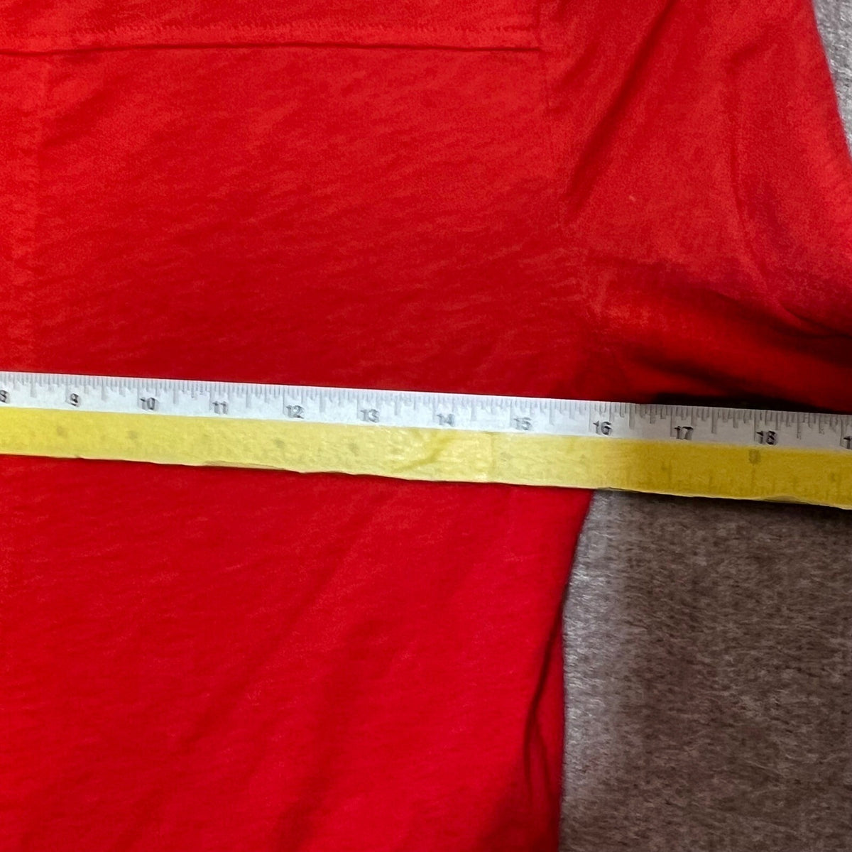 LOFT Ann Taylor Long Sleeve Shirt Womens Small Orange Red Slub Knit Casual