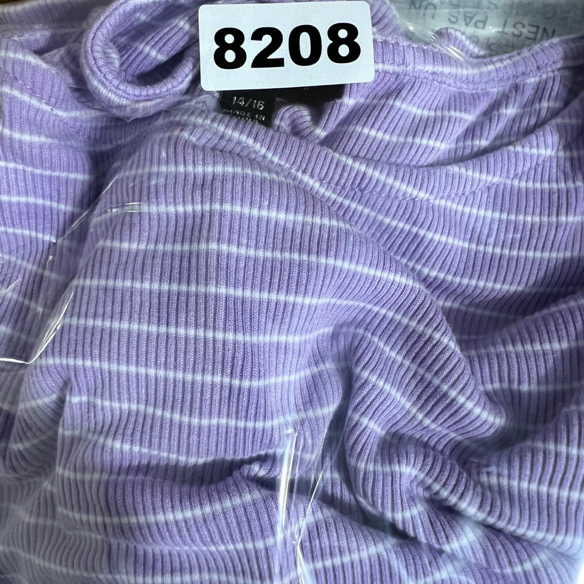 Lane Bryant Striped Top Womens 14/16 Purple Long Sleeve Stretchy Casual Stripe