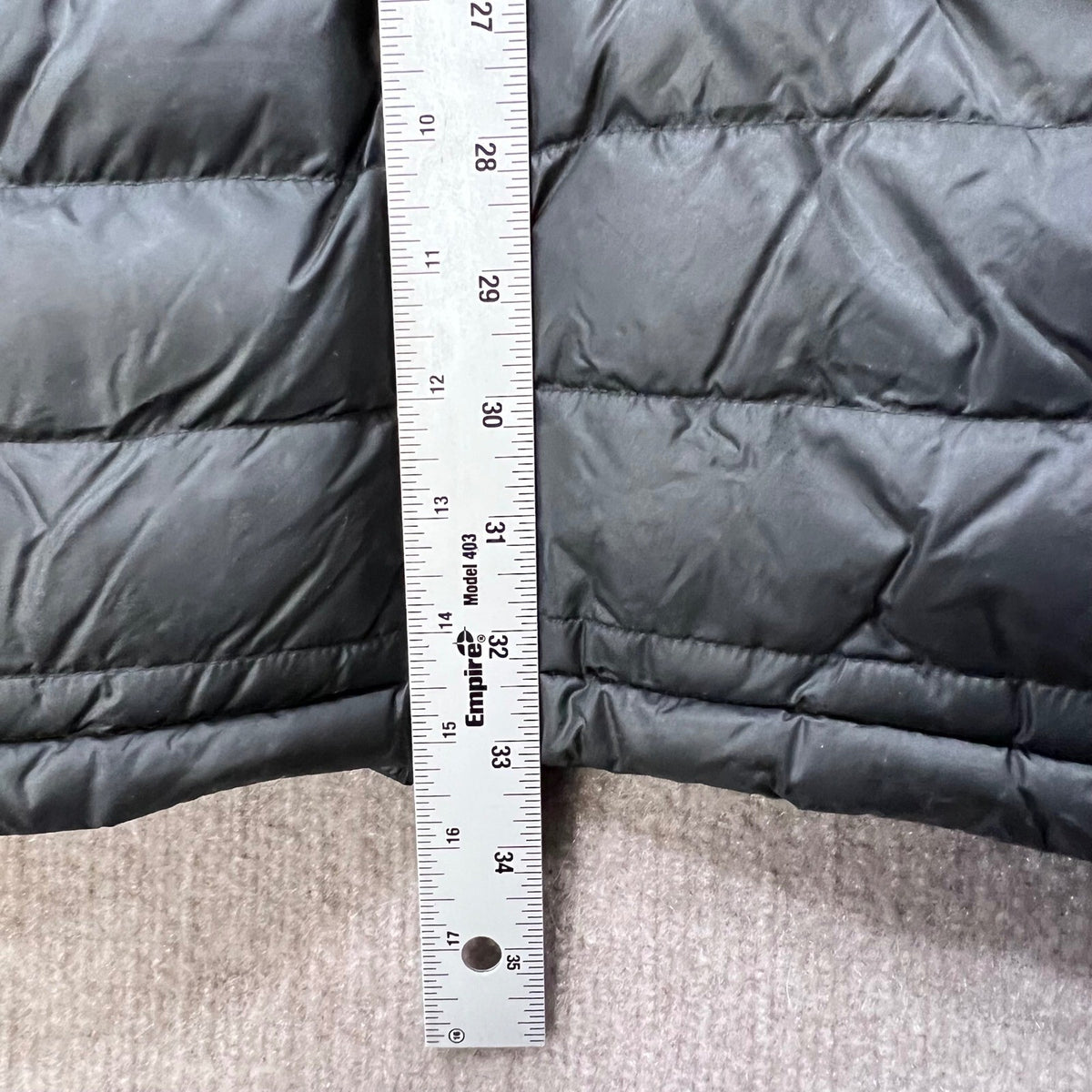 Fjallraven Pertex Microlight Down Puffer Coat Black Hooded Long Womens XXS