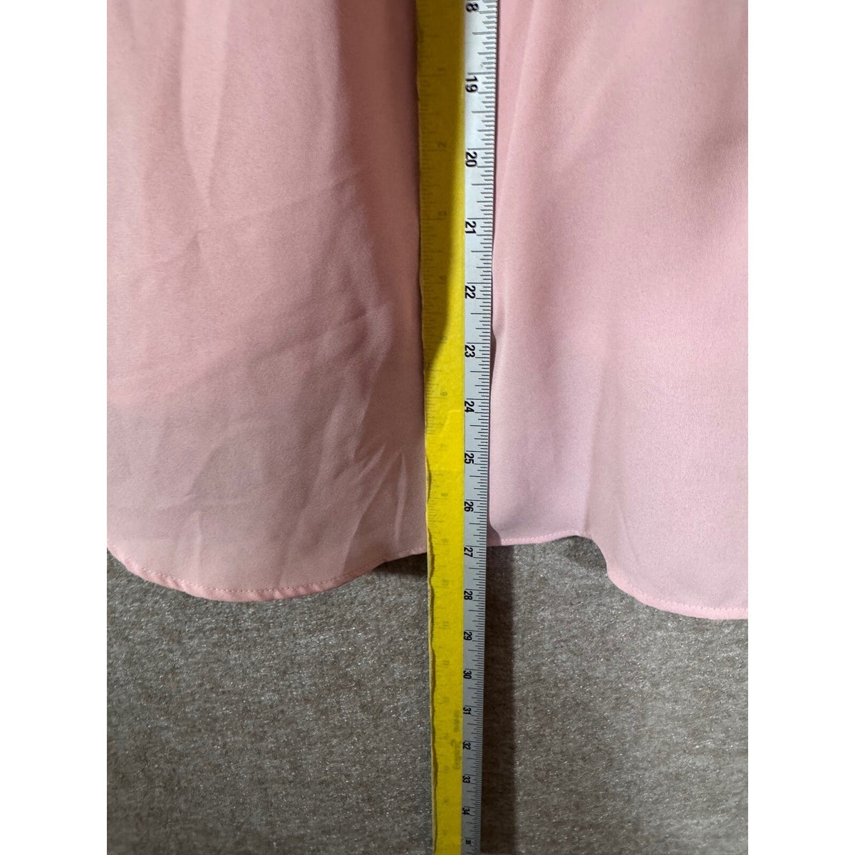 Liz Claiborne Career Top Womens L Pink Sleeveless Drape Front Blouse Office Core