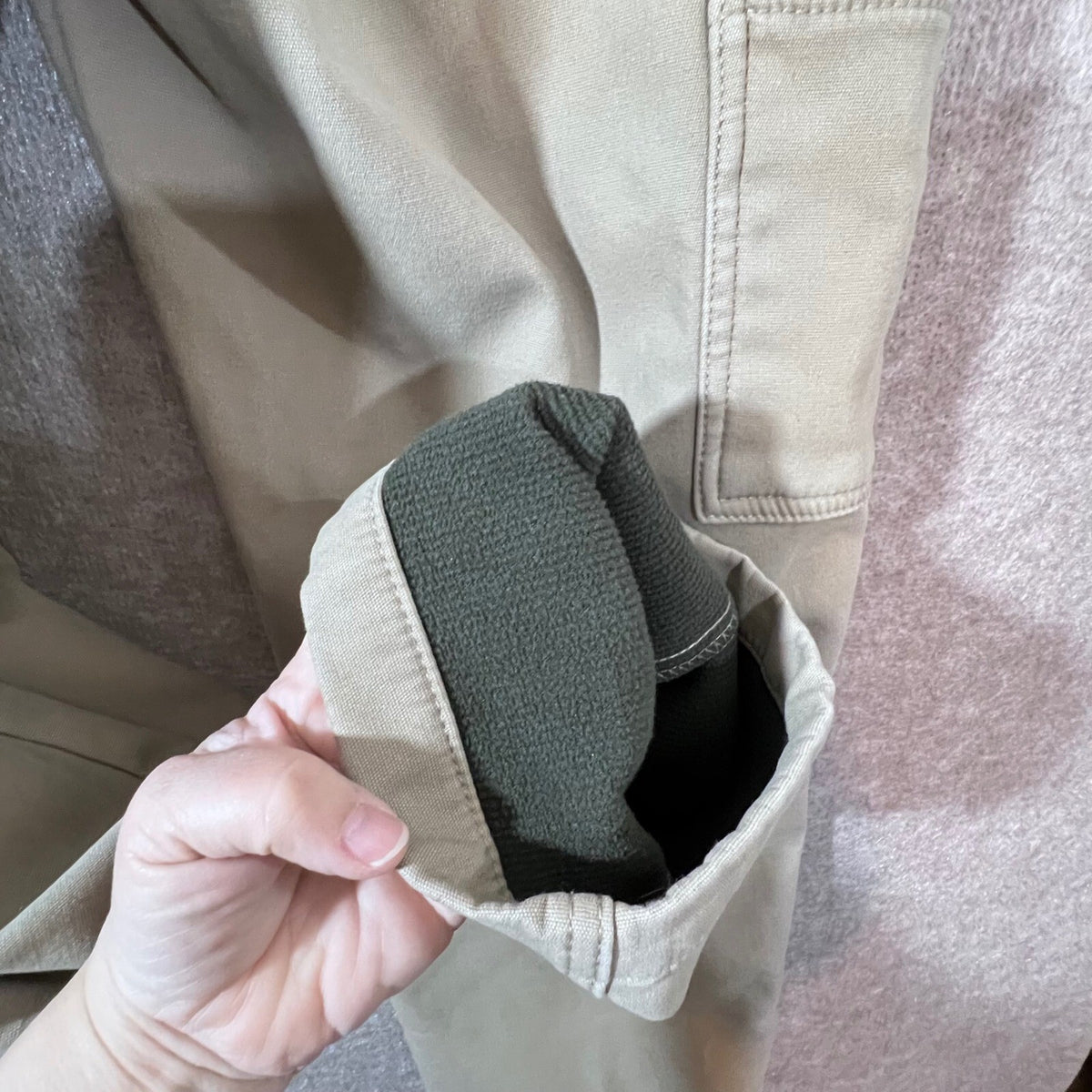 Coleman Fleece Lined Canvas Utility Pants Mens 36x30 Tan Workwear Gorpcore