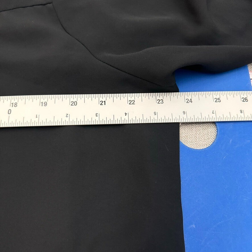 Lane Bryant 18/20 women 1/4 Button Long Sleeve Open V Back Blouse