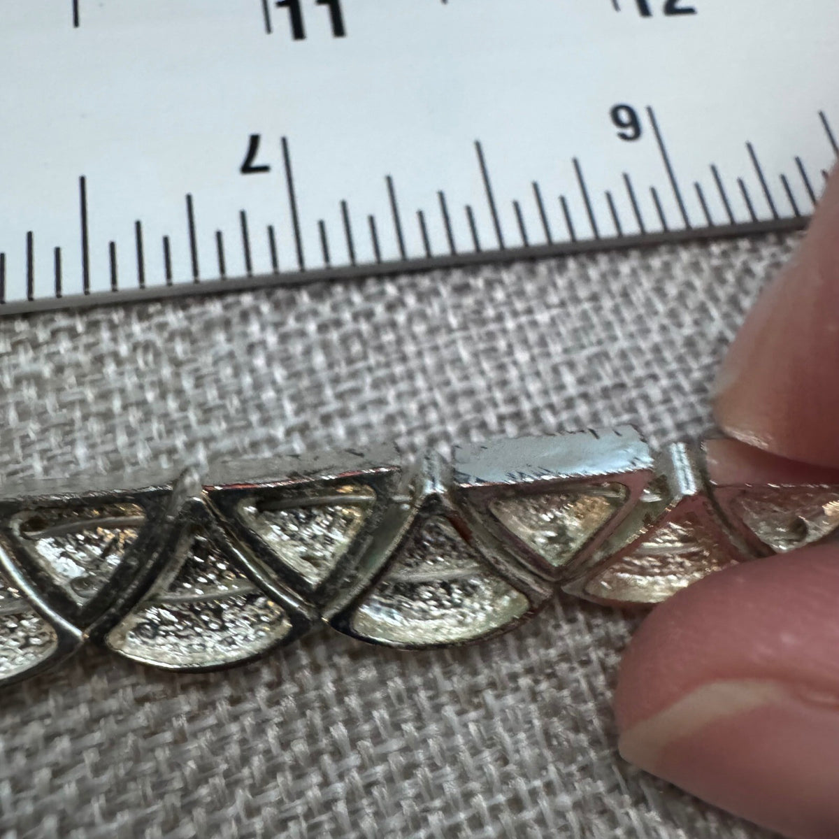 LC Lauren Conrad Silver Tone Geometric Earrings & Unbranded Matching Necklace