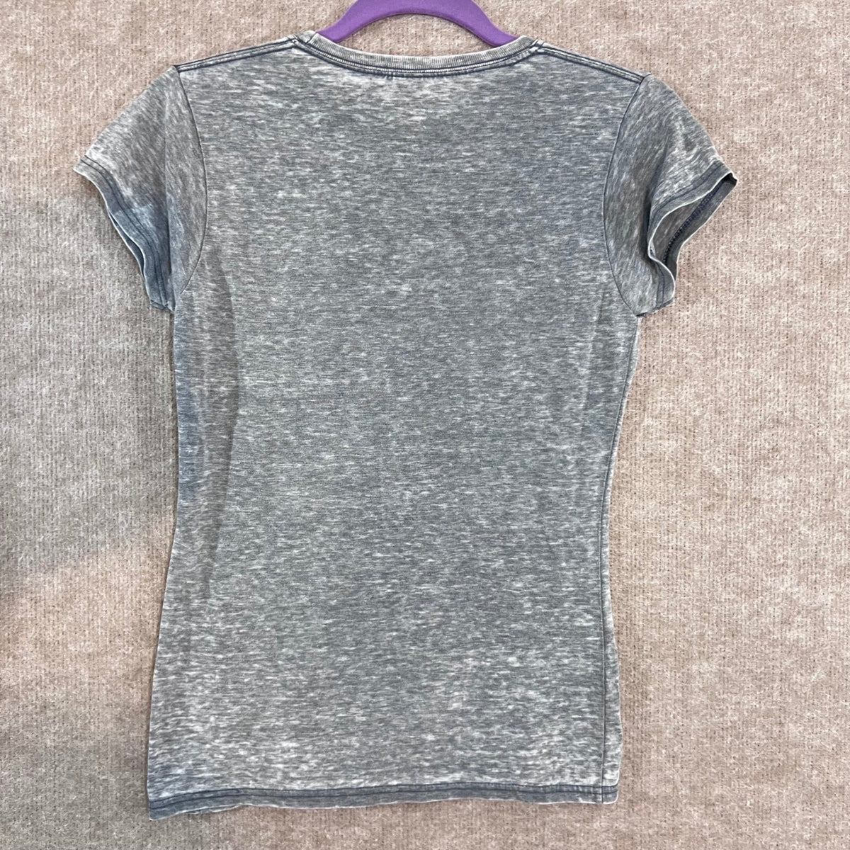 Well Worn Share Love Rainbow Popsicle Graphic Tee Womens S Grey Burnout Pride