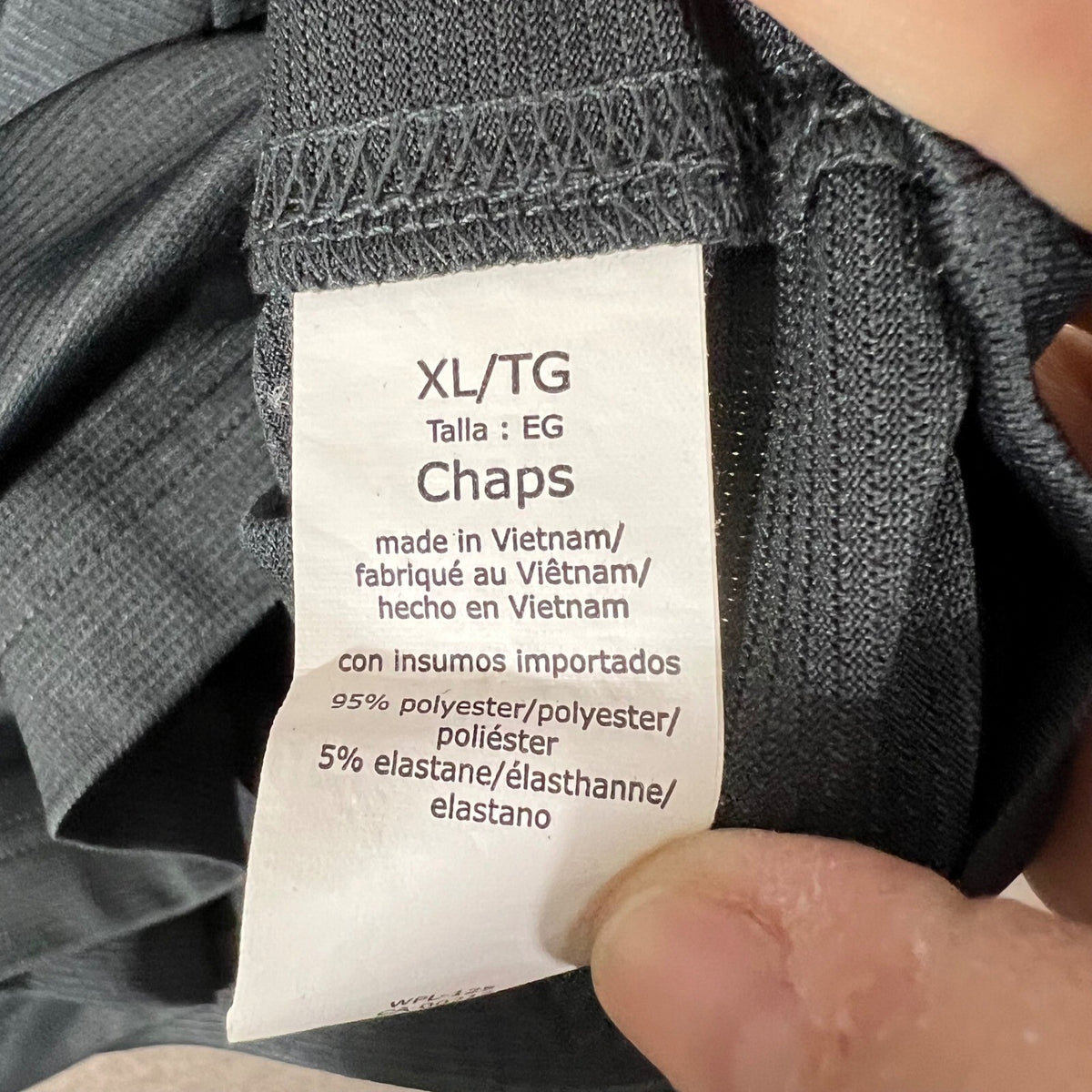 Chaps Quarter Zip Polo Shirt Mens XL Gray Performance Stretchy Gorpcore