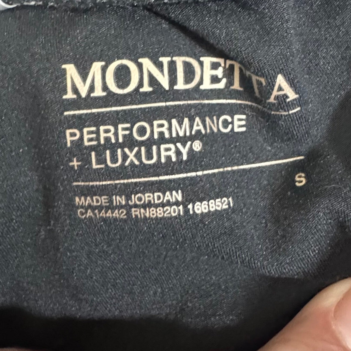 Mondetta Performance Luxury Jogger Pants Womens S Black Stretchy Athleisure