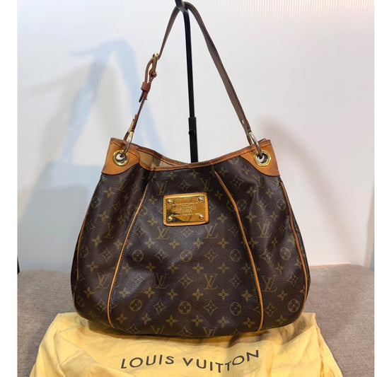 Louis Vuitton Galliera PM Monogram Canvas Shoulder Bag Brown Luxury SD1089 READ