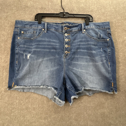 Torrid Shorts Womens Size 26 Blue Jeans Denim Denim 5 Button Cutoff