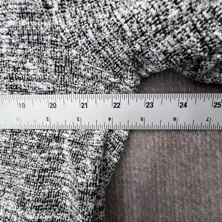 Madden NYC Blazer XXL Black White Tweed Knit Cropped Jacket Career
