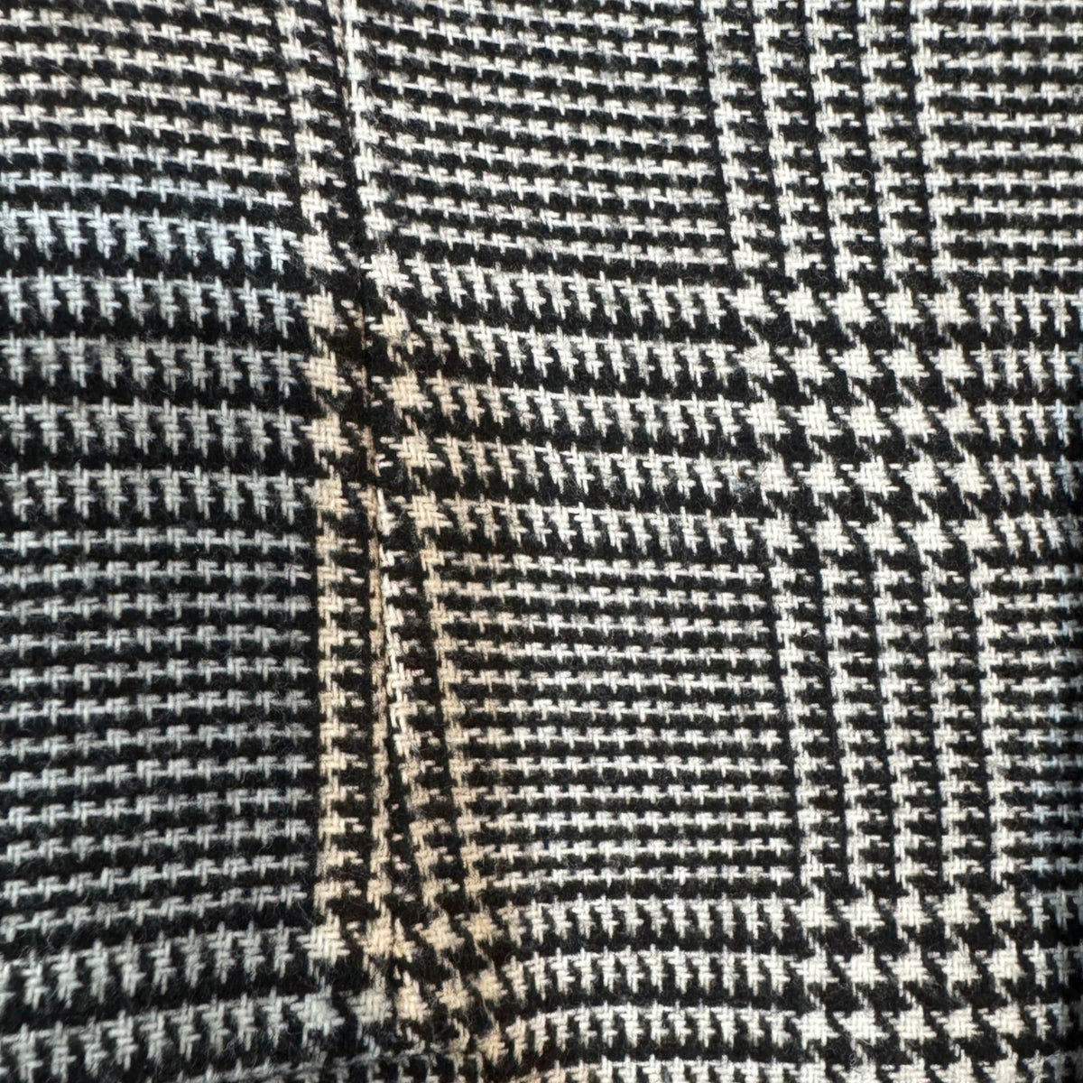 Current/Elliott Glen Plaid Blazer Women 1 Black White Wool Blend Academic Chic